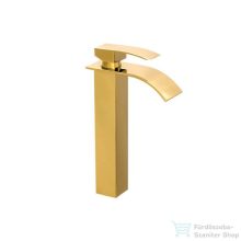   Lunart Sisy magasított mosdó csaptelep leeresztő nélkül,Gold 5999123008497