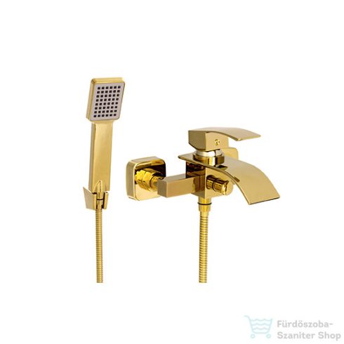 Lunart Sisy kádöltő csaptelep zuhanyszettel,Gold 5999123008503