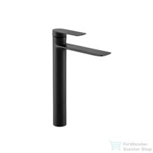   Lunart Jupiter magasított mosdó csaptelep leeresztő nélkül,matt fekete 5999123008589