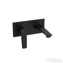   Lunart Noir falsík alatti mosdó csaptelep belső egységgel,leeresztő nélkül,matt fekete 5999123008732