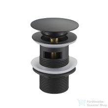   Lunart 5/4" click-clack leeresztő túlfolyós mosdóhoz,matt fekete 5999123008817
