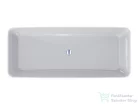 Lunart Adrienne 180x75,5 cm-es szabadon álló öntöttmárvány kád szifon nélkül,fényes RAL 9005 5999123009654