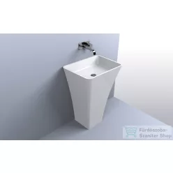   Lunart Adrienne 60x45x88 cm-es szabadon álló mosdó túlfolyó nélkül,fényes fehér 5999123011046