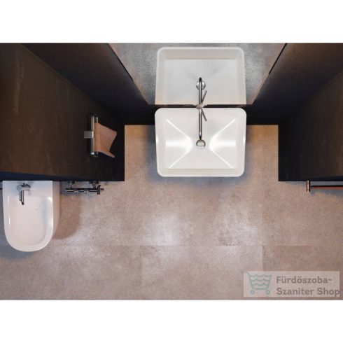 Lunart Adrienne 60x45x88 cm-es szabadon álló mosdó túlfolyó nélkül,fényes fehér 5999123011046