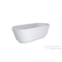   Lunart Anette 180x80 cm-es szabadon álló öntöttmárvány kád szifon nélkül,matt fehér 5999123011305