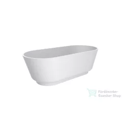   Lunart Anette 180x80 cm-es szabadon álló öntöttmárvány kád szifon nélkül,matt fehér 5999123011305