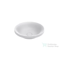   Lunart Anette 44 cm-es beépíthető öntöttmárvány mosdó csaplyuk és túlfolyó nélkül,matt fehér 5999123011480