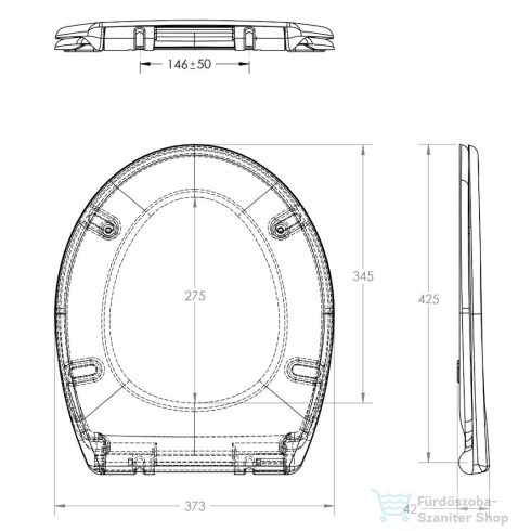 Lunart Viky lecsapódásgátlós WC-ülőke,fehér 5999123011862