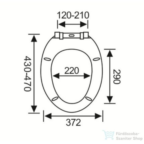 Lunart Cut lecsapódásgátlós WC-ülőke,fehér 5999123011886
