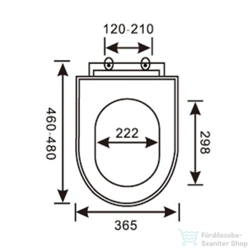 Lunart Easy lecsapódásgátlós WC-ülőke,fehér 5999123011893