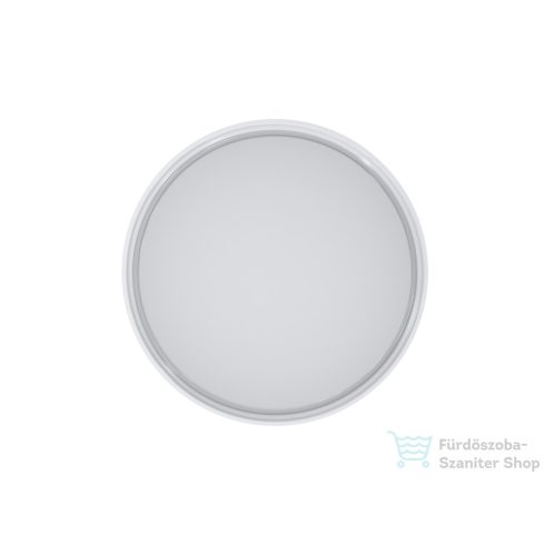 Lunart Ava 45 cm-es pultra ültethető öntöttmárvány mosdó csaplyuk és túlfolyó nélkül,fényes RAL 6036 Pearl Opal Green/Fehér 5999123012982