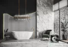 Lunart Sophie 165x76 cm-es szabadon álló öntöttmárvány kád szifon nélkül,fényes fehér 5999123014191