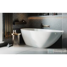   Lunart Sadie 168,5x75,9 cm-es szabadon álló öntöttmárvány kád szifon és túlfolyó nélkül,fényes fehér 5999123014245