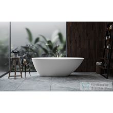   Lunart Sadie 168,5x75,9 cm-es szabadon álló öntöttmárvány kád szifon és túlfolyó nélkül,matt fehér 5999123014269