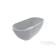   Lunart Sophie 165x76 cm-es szabadon álló öntöttmárvány kád szifon nélkül,matt fehér 5999123014290