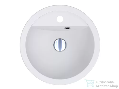 Lunart Daphne 43 cm-es beépíthető öntöttmárvány mosdó,matt fehér 5999123014313