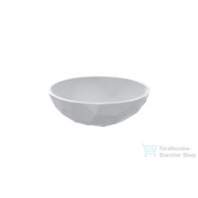   Lunart Sophie 42,5 cm-es pultra ültethető öntöttmárvány mosdó csaplyuk és túlfolyó nélkül,matt fehér 5999123014320