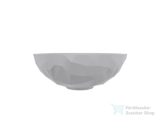 Lunart Sophie 42,5 cm-es pultra ültethető öntöttmárvány mosdó csaplyuk és túlfolyó nélkül,matt fehér 5999123014320
