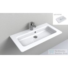   Lunart Mylah 800 80x42 cm-es beépíthető öntöttmárvány mosdó,matt fehér 5999123014337