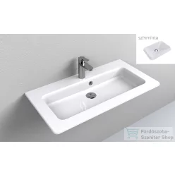   Lunart Mylah 800 80x42 cm-es beépíthető öntöttmárvány mosdó,matt fehér 5999123014337