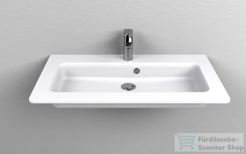 Lunart Mylah 800 80x42 cm-es beépíthető öntöttmárvány mosdó,matt fehér 5999123014337