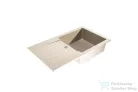 Lunart Lotti 77x45 cm-es öntött gránit mosogató medence szifon nélkül,Beige 5999861632039