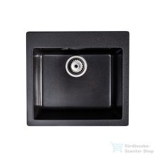   Lunart Lily 48,5x44 cm-es öntött gránit mosogató medence szifon nélkül,Brocade 5999861632053