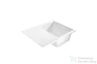 Lunart Judo 68x49,5 cm-es öntött gránit mosogató medence szifon nélkül,White 5999861632299