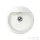 Lunart Otis 51,6 cm-es öntött gránit mosogató medence szifon nélkül,Pearl white 5999861632855