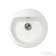 Lunart Otis 51,6 cm-es öntött gránit mosogató medence szifon nélkül,Pearl white 5999861632855