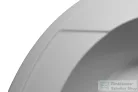 Lunart Alma 52,5x48,3 cm-es öntött gránit mosogató medence szifon nélkül,Pearl white 5999861632978