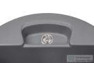 Lunart Carl 44,6 cm-es öntött gránit mosogató medence szifon nélkül,Szürke 5999861632992