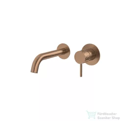   RamonSoler ODISEA JOYA falsík alatti mosdó csaptelep 19 cm-es kifolyóval, leeresztő nélkül, szálcsiszolt réz 59A307443