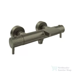   RamonSoler ODISEA JOYA termosztátos fali kádtöltő csaptelep zuhanyszett nélkül, szálcsiszolt grafit 59C310469