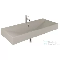   Kludi RESA 121x50,5 cm-es fali mosdó, matt világosszürke 59WW121O2