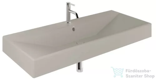 Kludi RESA 121x50,5 cm-es fali mosdó, matt világosszürke 59WW121O2