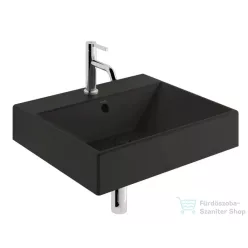 Kludi RESA 61x50,5 cm-es fali mosdó, matt fekete 59WW6139