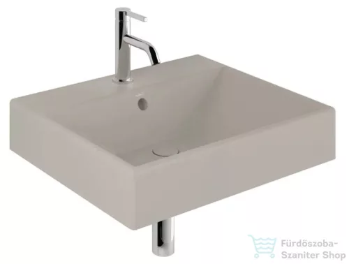 Kludi RESA 61x50,5 cm-es fali mosdó, matt világosszürke 59WW61O2