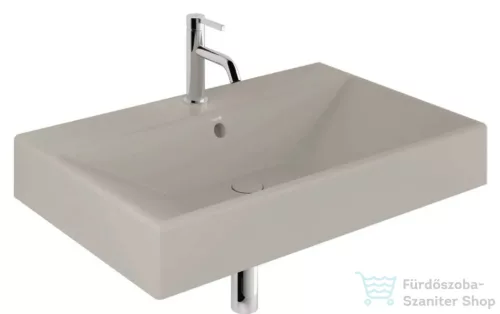 Kludi RESA 81x50,5 cm-es fali mosdó, matt világosszürke 59WW81O2
