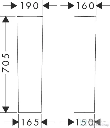 Hansgrohe GLADELAKE S mosdóláb, fehér 60105450
