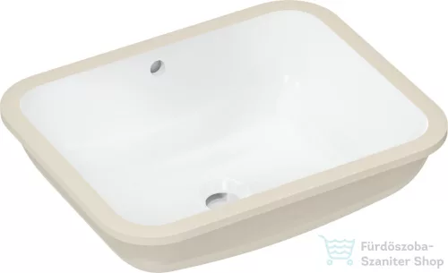 Hansgrohe XUNIVA Q 50x40 cm-es alulról beépíthető mosdó csaplyuk nélkül,fehér 60154450