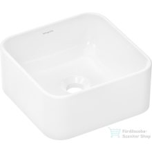   Hansgrohe XUNIVA Q 30x30 cm-es pultra ültethető mosdó csaplyuk-és túlfolyó nélkül,fehér 60167450