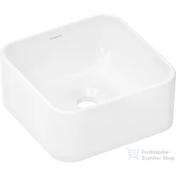   Hansgrohe XUNIVA Q 30x30 cm-es pultra ültethető mosdó csaplyuk-és túlfolyó nélkül,fehér 60167450