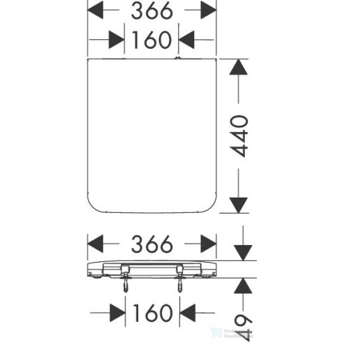 Hansgrohe ELUPURA Q wc ülőke,fehér 60198450