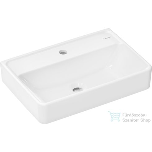 Hansgrohe XANUIA Q Compact 55x37 cm-es mosdó túlfolyó nélkül, fehér 60211450