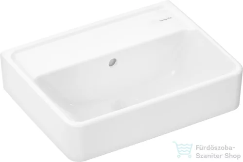 Hansgrohe XANUIA Q 45x34 cm-es mosdó csaplyuk nélkül, fehér 60229450