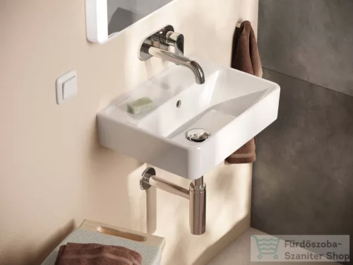 Hansgrohe XANUIA Q 45x34 cm-es mosdó csaplyuk nélkül, fehér 60229450