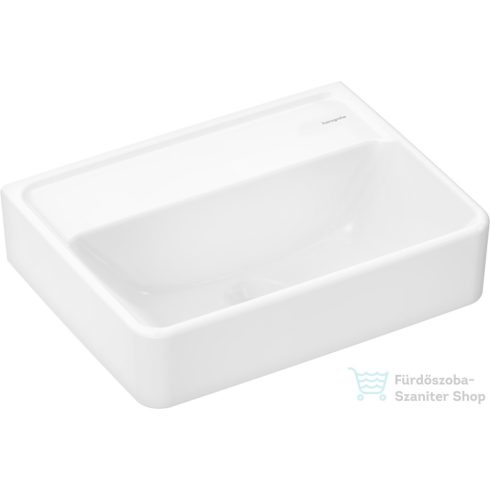 Hansgrohe XANUIA Q 45x34 cm-es mosdó csaplyuk-és túlfolyó nélkül, fehér 60231450