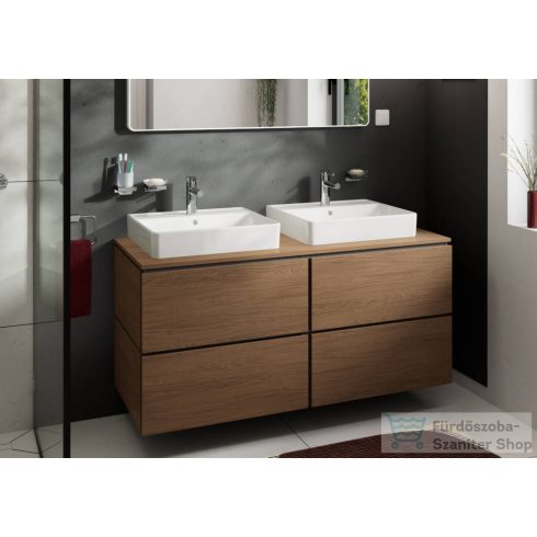 Hansgrohe XANUIA Q 55x48 cm-es pultra ültethető, csiszolt aljú mosdó, fehér 60238450