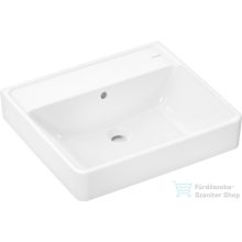   Hansgrohe XANUIA Q 55x48 cm-es pultra ültethető, csiszolt aljú mosdó csaplyuk nélkül, fehér 60239450